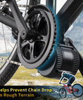 48T Chain Ring For BBS02B Mid Drive Motor E Bike Conversion Kit Replacement 48T Ring With 198mm Diameter and 5.5mm Offset
