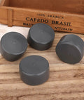 Four Pack 1.98 Inch Grey Rubber Bearing Caps For Trailer Wheel Hubs Protect Bearings From Dust Debris And Moisture