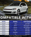 Compatibility chart for Rack And Pinion Boot Bellows For Nissan 350Z Altima Maxima Murano Infiniti models 2000-2011