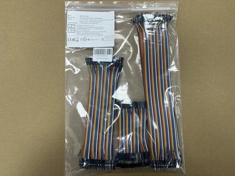 Breadboard Jumper Wire Kit 360 Pieces With 10cm, 20cm, And 30cm Cables Including Male To Female, Male To Male connectors in packaging