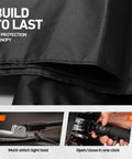 60 Inch Folding Magnetic Work Umbrella With Magnetic Base And Clamp 600Lb Suction close-up of UV protection canopy fabric