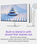 Side and front view of S2725HS 27 Inch FHD Monitor With 100Hz Refresh Rate For Crisp Visuals 1500 To 1 Contrast 99 Percent sRGB