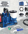 Heavy Duty Cordless Airless Paint Sprayer With High Pressure Adjustable Flow And Spacious Paint Reservoir Featuring Dual Batteries For No Sweat Home Painting Jobs All Day Long with a 500W motor, 1.2L hopper.