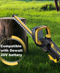 22 Inch Cordless Hedge Trimmer No Battery Included Plays Nice With 20V Max Batteries 180 Degree Rotating Handle 0.63 Inch Cutting Capacity Lightweight 4.4 Lb Bush Clipper With Battery Protector