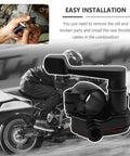 Seven Eighths Inch Thumb Throttle Kit with Throttle Cable installation on motorcycle
