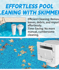 Universal Above Ground Pool Skimmer Kit With Accessories For Standard 6 Inch Wall Openings, removes debris efficiently.