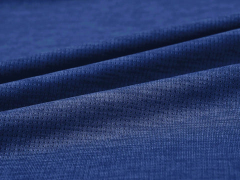 Close-up of blue fabric texture used in Womens Full Zip Outdoor Shirt With Long Sleeves UPF 50 Plus Sun Protection Quick Dry Fabric Lightweight Fishing Jacket