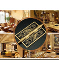 5-Inch European-Style Copper Door Hinge For Cabinets And Rooms, Thick Retro Antique Gold Finish, featured in luxurious interiors.