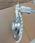 Two In One Disc Brake Rotor Adapter And 36T Sprocket For Gas Motorized Bike 48cc 66cc 80cc Aluminum A6061 with caliper measurement