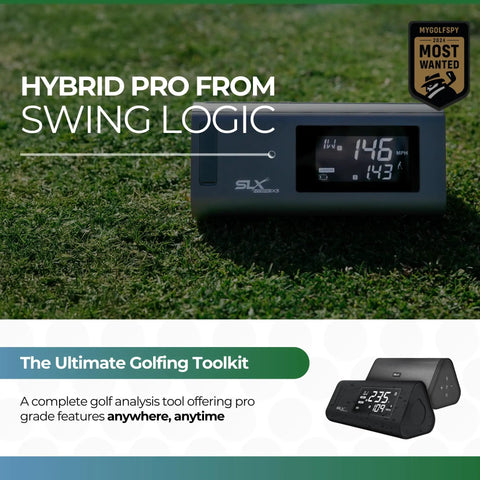 Hybrid Golf Launch Monitor For Ball Speed Club Speed Distance And Smash Factor Portable Bluetooth GPS Radar Display On Grass