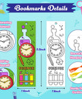 Color Your Own Science Bookmarks Set For Kids Kid Approved 72 Pcs DIY Chemistry Lab Astronaut Themed Coloring Bookmarks Details