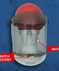 12 Cal Arc Flash Face Shield And Hard Cap Kit For Electricians TCG Series, Canadian hard cap, anti-fog, scratch resistant