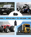 57 Piece Tire Plug Kit With Tire Repair Rubber Nails Screwdriver And Valve Core Tool Kit For Quick Roadside Tire Repair
