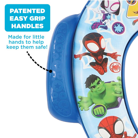 Ultra Comfy Toddler Potty Training Seat With Rock Solid Side Handles And Dead Simple Rinse Off Design Made In Usa Thick Cushion Pad That Sits Like A Dream On Standard Toilet Bowls Daily Staple