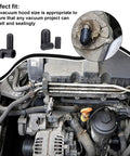 Ultimate Vacuum Cap Kit 80 Piece Rubber Carburetor Cover Set Flexible Assorted Sizes engine port sealing demonstration