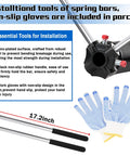 Pair Of 2 Inch Garage Door Torsion Springs 0.234 Inch Wire Size 29 Inch Long With Winding Bars, gloves, installation tools
