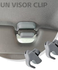Durable Sun Visor Clip Retainer For Honda Civic CRV Odyssey Accord Pilot TSX Ridgeline And More 2 Pack Gray Easy Install Visor