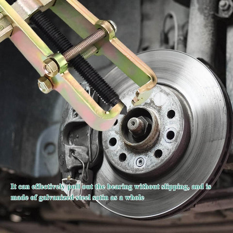Two Jaw Gear Puller Four Inch Adjustable Gear Bearing And Pulley Removal Tool removing car rotor in auto mechanic use