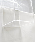 12 Gallon Gravity Bin Bulk Food Dispenser For Candy Cereal And Coffee Beans Heavy Duty Kitchen Hauler clear acrylic hopper detail