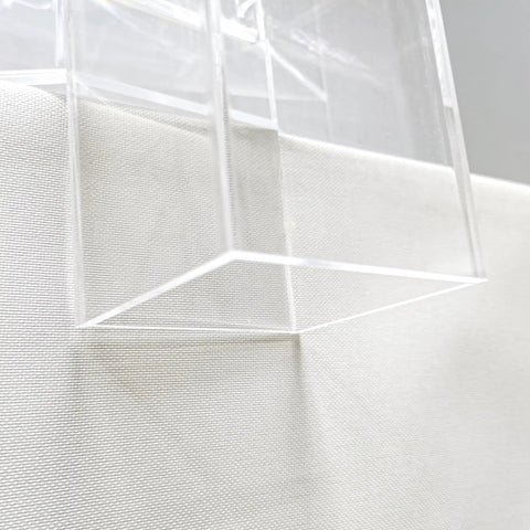 12 Gallon Gravity Bin Bulk Food Dispenser For Candy Cereal And Coffee Beans Heavy Duty Kitchen Hauler clear acrylic hopper detail