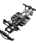 Fully Assembled RC Chassis With Wheels For 1/10 Crawler SCX10 II 90046 90047 Upgrade Kit Metal Frame Ready To Bolt In