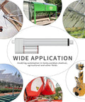 12V Heavy Duty Linear Actuator, 12 Inch Stroke, 220 Lb Load, multiple applications in home and industrial setups