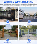 Various gate types suitable for Heavy Duty 4400lb Automatic Sliding Gate Opener Kit With APP Control 750W Motor Remote Kit