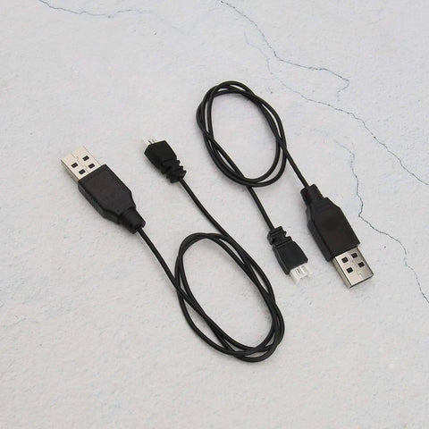 2X USB Charger Cable For RC LiPo Battery Power Supply And Charging Cord For Syma X5C X5SC X5SW H107C Quadcopter Drones