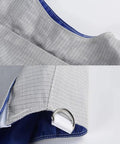 Lightweight Fencing Lame Jacket For Beginners, Non Washable Metal Vest, Electric Foil Saber Gear, Left Hand Size 30, fabric close-up