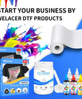 DTF Transfer Film Roll 13 Inch By 328 Feet For Double Sided Matte Clear Pretreat Sheets PET Heat Transfer Paper
