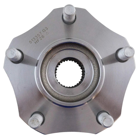 Two Piece Front Wheel Bearing And Hub Assembly Kit For Nissan Rogue 2014 Through 2023 And Rogue Sport 2017 Through 2022