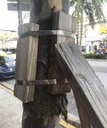 Five Eighths Inch Wide 304 Stainless Steel Band By Three Hundredths Inch Thick One Hundred Feet Long Heavy Duty for tree support