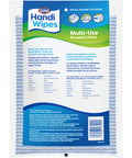 Handi Wipes Multi Use Reusable Cleaning Cloths For Home And Kitchen, Durable Machine Washable Rags Package Back