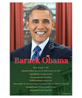Five Poster Set Of American Presidents For Classrooms Featuring Biden Trump Obama Bush Clinton, Each 12 By 18 Inches, Satin Finish
