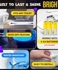 Motion Sensor Toilet Night Light With Color Changing Led Dimmer For Safe Midnight Visits And Potty Training No More Fumbling In The Dark Funny Gag Gift For Men Women Dad Mom And All Bathroom Enthusiasts, with features like auto-off, water resistance, and easy installation.