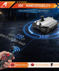 Heavy Duty Electric Trailer Mover With Wireless Remote Control 5500 Lbs Max Towing Capacity motorized dolly with remote control features