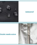 Heavy Duty Kids Water Table Cover For Outdoor Use 34 Inch Square 18 Inch High Waterproof Dustproof UV Protection Fits Splash Pond Rain Showers Water Table 600D Oxford Canvas Cover Only showing waterproof fabric and double needle suture.