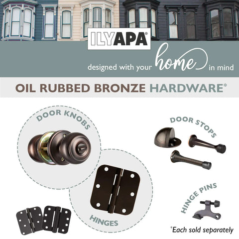 Privacy Door Knobs For Bedroom And Bathroom Ball Style Oil Rubbed Bronze With Keyless Turn Thumb Lock Interior Round Handles