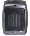 Portable Ceramic Space Heater With Tip Over Safety And Overheat Protection, 1500W Two Heat Settings And Thermostat, Compact 9.2 Inch