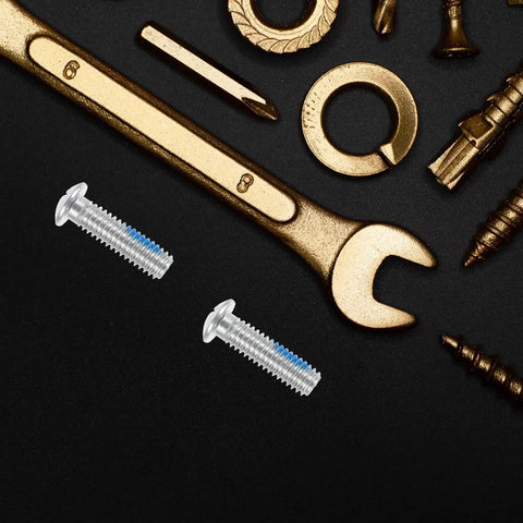 Premium 6 Piece Metal Roller Skate Stopper Screws Heavy Duty Replacement Kit For Skating Rig Boosts Durability And Fits All Models Great For Street Mods Ensures Max Grip When You Hit The Rink With Fresh Setup Ready To Roll Hard Daily, 2 metal screws