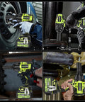 Heavy Duty Cordless Impact Wrench Delivers 1000 Nm Torque And 738 ft-lbs for tire swaps and DIY auto work, shown with dual batteries.