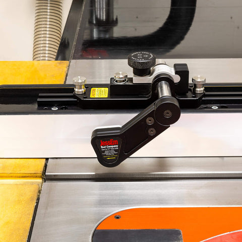 Installed Clear Cut Table Saw Stock Guides With Roller Bearings For Safer, Cleaner, And More Precise Cuts, Includes 30 Inch Track