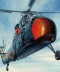 UH-34A Choctaw Helicopter Model Kit 1/72 Scale With 59 Parts On Three Sprues Includes French Navy And Belgian Air Force Decals flying
