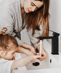 Matte Black Single Hole Bathroom Faucet For Modern Vanity Stainless Steel Lead Free 18 8 NSF And cUPC Certified Easy Install