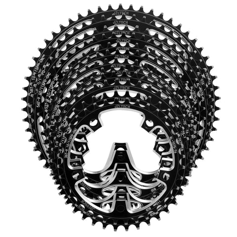 110 BCD 50T Narrow Wide Chainring For 8 9 10 11 12 Speed Road Bikes Lightweight Aluminum Alloy Single Bicycle Chainring stack