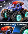 1 18 Scale RC Monster Truck For Kids With 4WD Drive Music Mist Spray And LED Lights Dope 360 Spin Stunts And Stand Up Driving