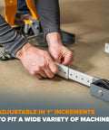 Adjusting Heavy Duty Universal Mobile Tool Base With Swivel Casters, Adjustable Tool Dolly Expands From 12 By 12 To 26 By 26 Inches