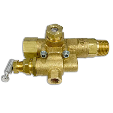 Air Compressor Check Valve Unloader Combination for Gas Discharge 95-125 PSI NG5 Replacement Part brass fitting
