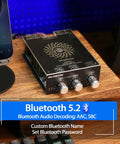 Beefy 440W Dual Channel Audio Amplifier Board With Treble And Bass Control, Dual TPA3251 Chips, DC 13 To 36V, Bluetooth 5.2 And AUX Inputs