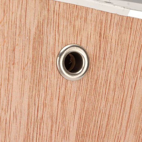 Bee Smoker Bellows For Beehive Replacement Plywood Box With PVC Leather Clip Included 19x12 Cm close-up of vent hole